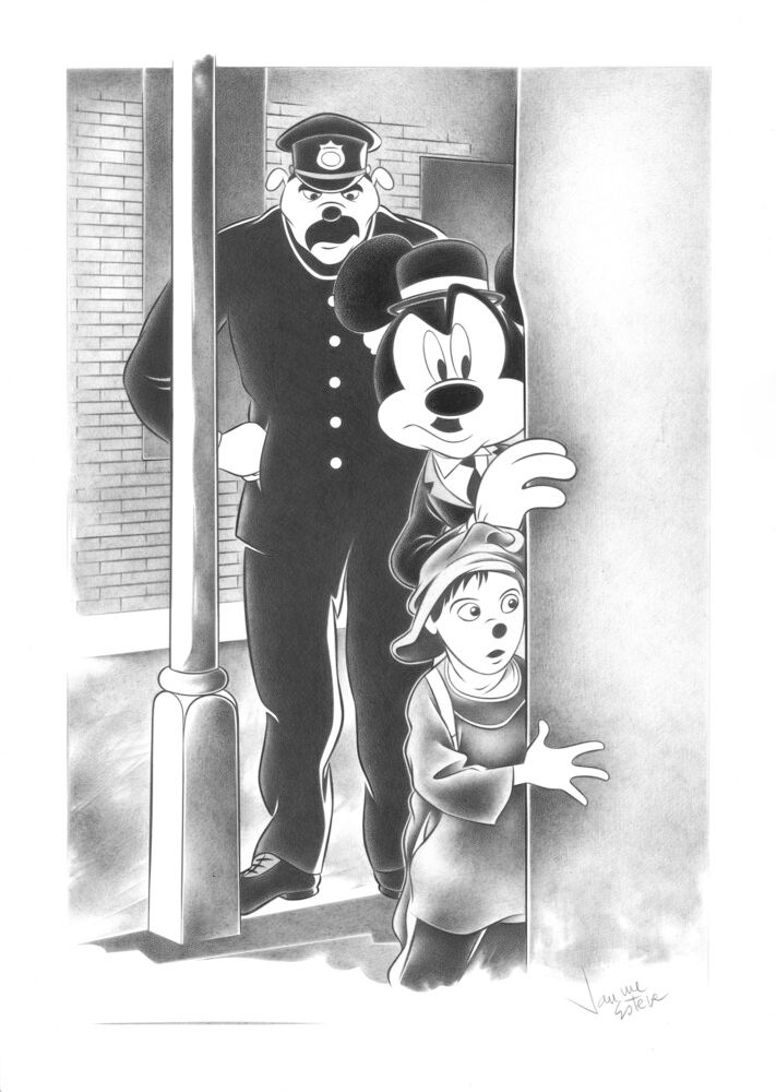 Mickey as Charlie Chaplin – The Kid