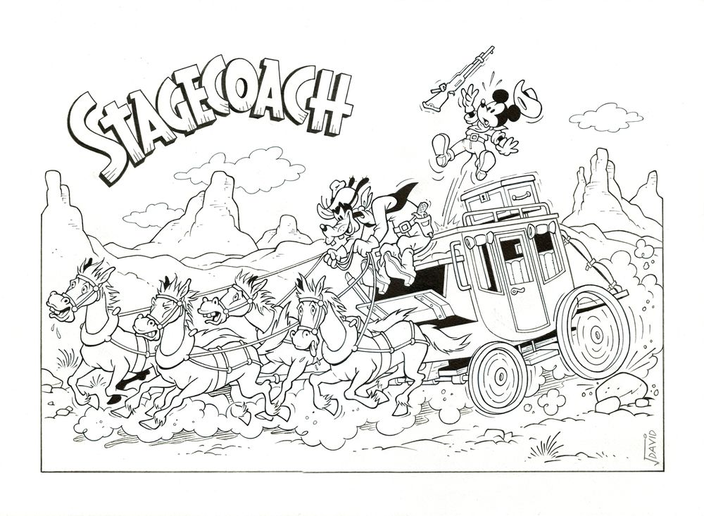 Mickey & Goofy: Stagecoach