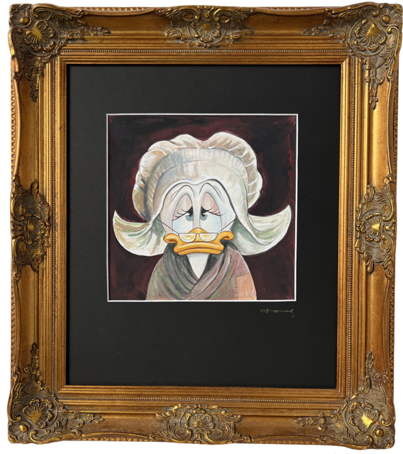 Daisy Duck Vincent van Gogh's Head of a Peasant Woman with White Cap
