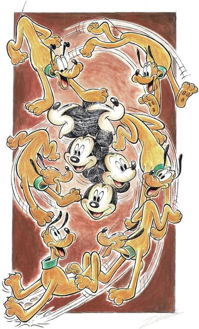 Mickey & Pluto